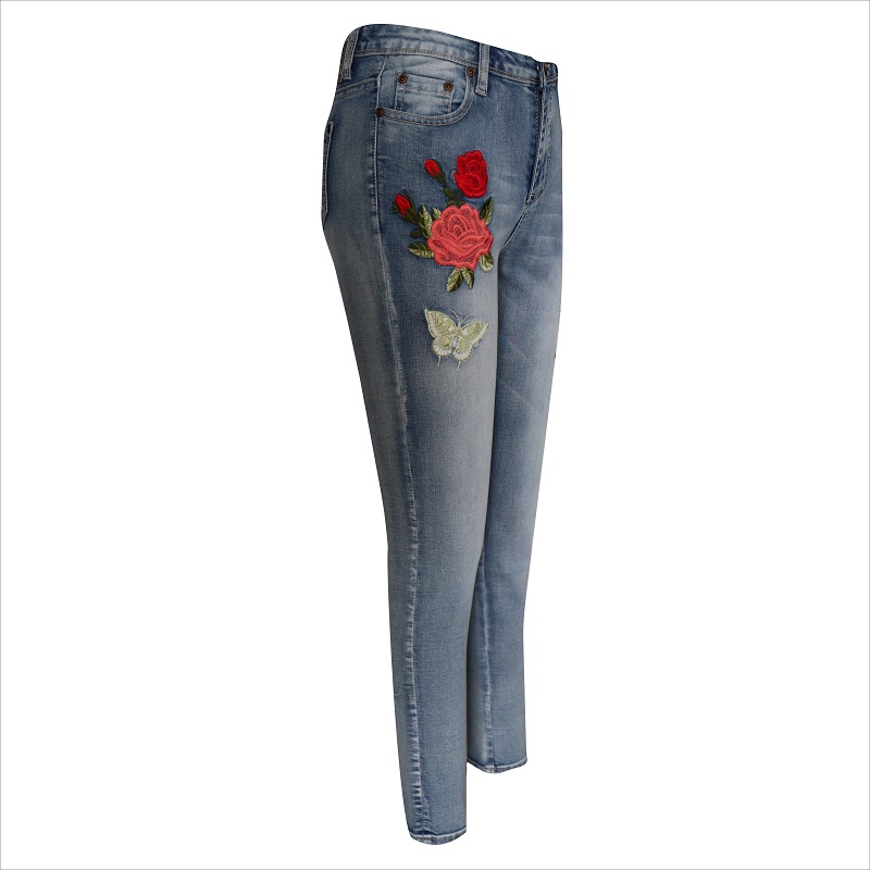 quần jean thêu nữ WS1382 $ 8- $ 9