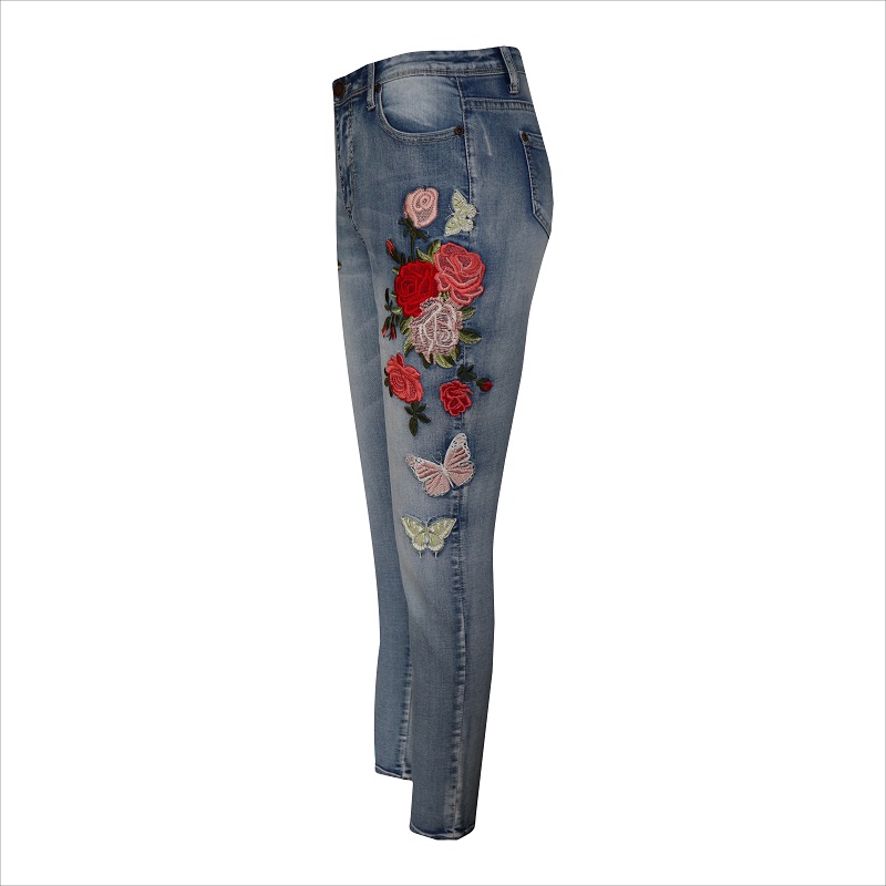 quần jean thêu nữ WS1382 $ 8- $ 9